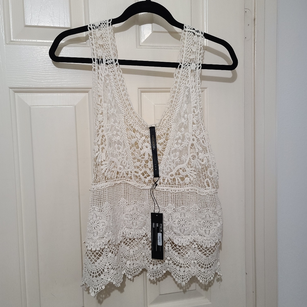 Crochet Tank Top (Brand New w/ Tags)